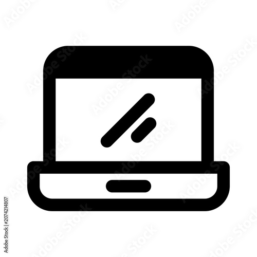 Laptop Icon Vector From Web Design Set