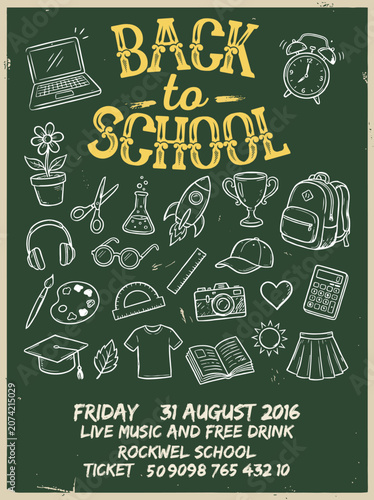 Back to School Flyer Template