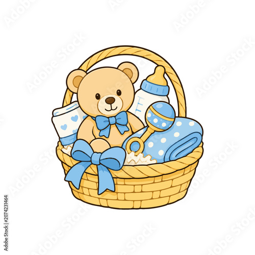 Baby Boy Gift Basket
