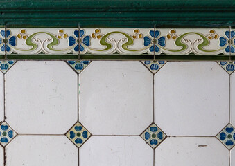 Railway Station tiles, Maputo Province, Maputo, Mozambique