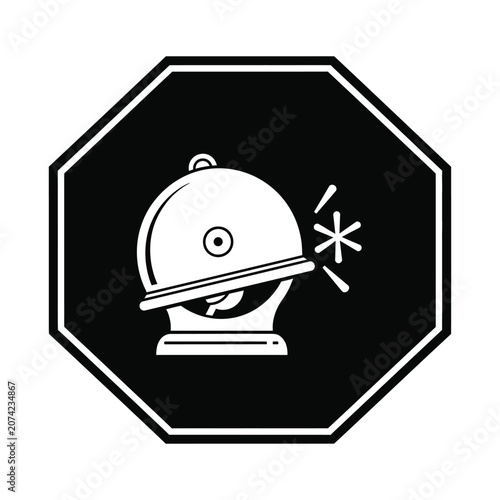 Bell Service Alert Notification Icon