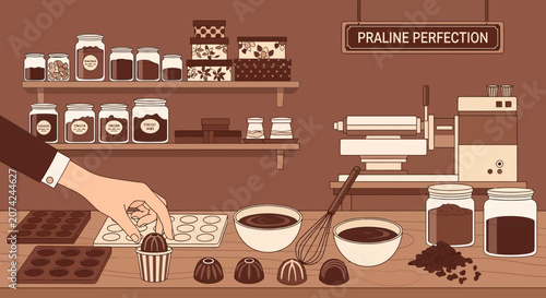 Artisan Chocolate Making: Handcrafted Pralines, Confectionery, and Sweets