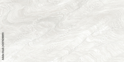 White marble texture with wavy veins. Glossy digital tile surface.