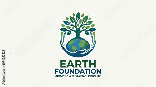 Earth Foundation Environmental Organization Logo.