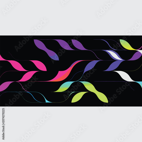 PrintAbstract liquid gradient vector background for tech website banner