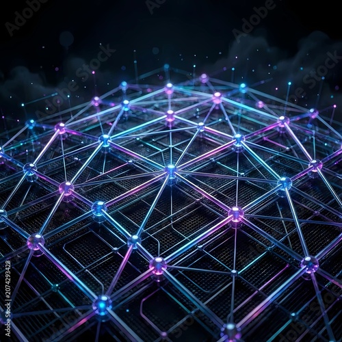 Luminous Digital Abstract