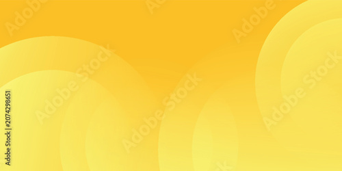 Foto Fluid yellow gradient shapes composition