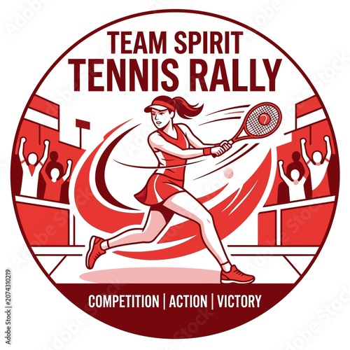 Energetic Tennis Player In Action During Championship Match
