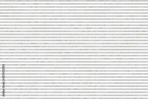 Binary digits 0 and 1 creating a pattern on an alpha channel background