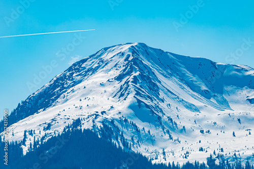 Alpine summer view at Aurach near Kitzbuehel, Tyrol, Austria