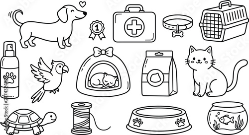 Fotografía Minimalist black silhouette vector collection of cute magic school banners mystical college house flags and fantasy academy heraldry pennants