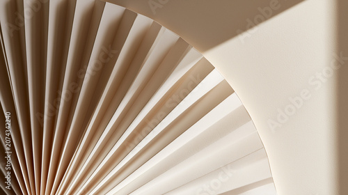 close up of a fan