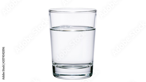 Foto Clear glass filled with water