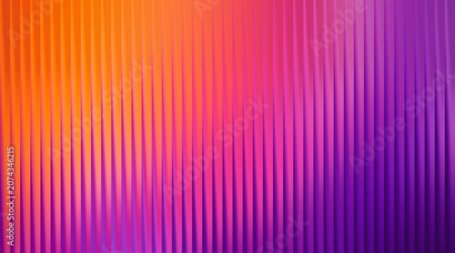 Vibrant gradient background with purple, pink, and orange hues and vertical lines