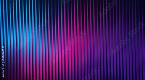 Vibrant gradient background with blue, pink, and purple vertical stripes pattern