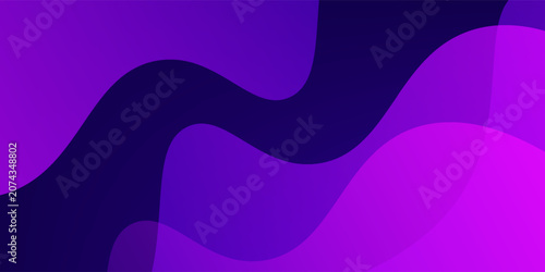 Abstract purple fluid wave background with dark geometric shapes