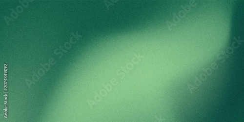 Abstract dark green grainy gradient background with soft pale highlights, smooth wavy shapes