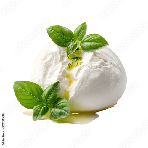 mozzarella cheese and basil