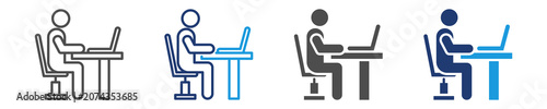 ergonomic measures multi purpose icon set