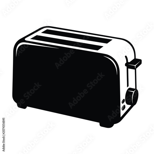Black Toaster Appliance Kitchen