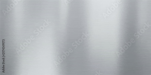 Brushed Metal Texture: A close-up, abstract view of a brushed metal surface, showing vertical grain lines and subtle reflections that create a modern and industrial aesthetic.