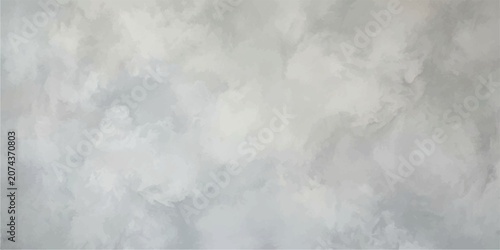 Abstract Watercolour Wash: An ethereal abstract painting rendered in soft watercolor washes, blending shades of grey and white to create a dreamy.
