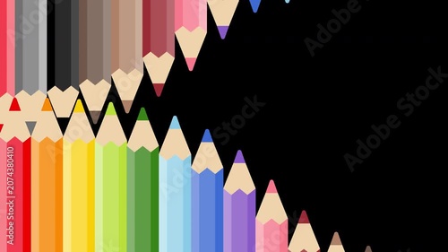 Colored Pencil Transition Animation