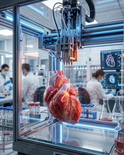 3D Bio-printed Human Heart Technology.