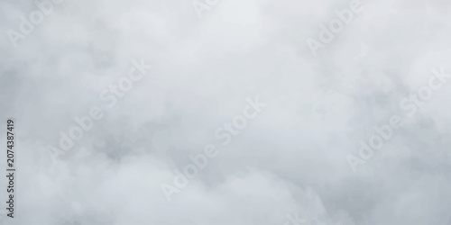 Bild auf Leinwand Cloudscape Dreamscape: Wispy, ethereal clouds drift across a pale sky, creating a serene and dreamlike atmosphere, suggesting peace and tranquility