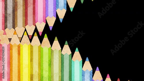 Colored Pencil Transition Animation