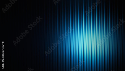 Abstract blue vertical lines background with soft light gradient