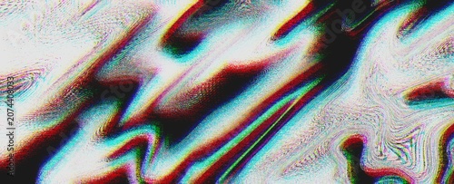 Obraz na plátne Abstract Digital Noise and Liquid Distortion Background