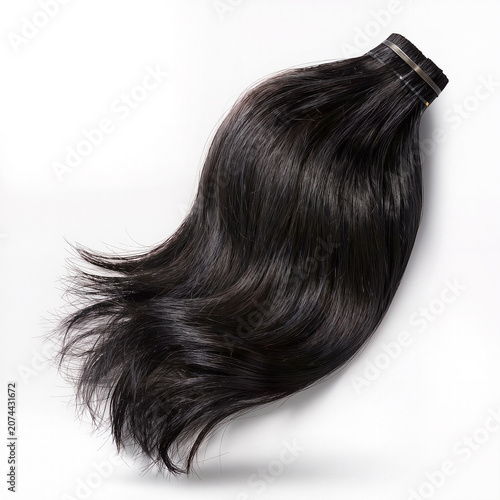 Stylish long black hair extension for elegant looks