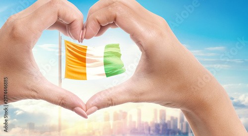 Foto Ivory Coast national flag