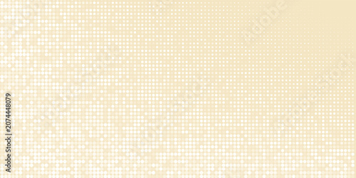 Foto Abstract background with elegant soft cream and pale yellow pop art halftone dot pattern