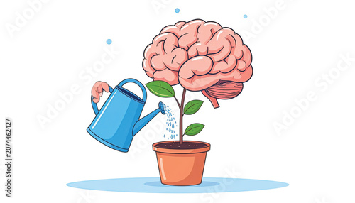 Brain Growing in a Pot.