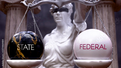 Photos State or Federal as a choice, two options to choose from