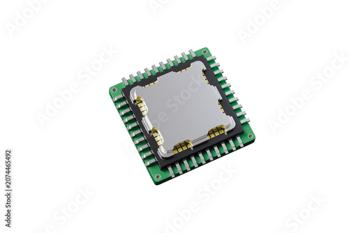 фотографія 3d circuit board icon