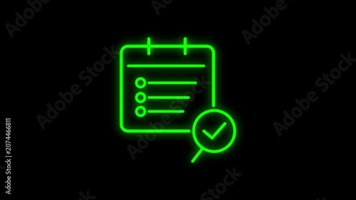 Calendar icon animation. Simple calendar concept.
