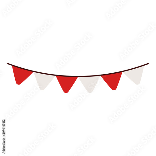 Indonesian Pennant Banner Decoration