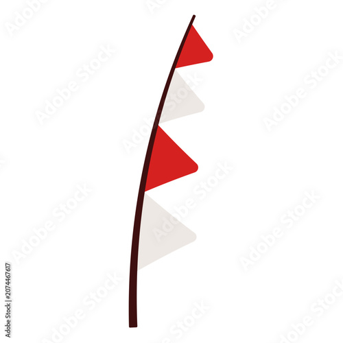 Indonesian Pennant Banner Decoration