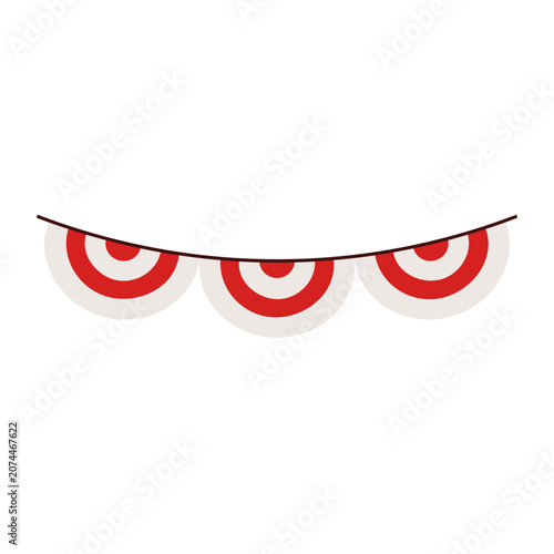 Indonesian Pennant Banner Decoration