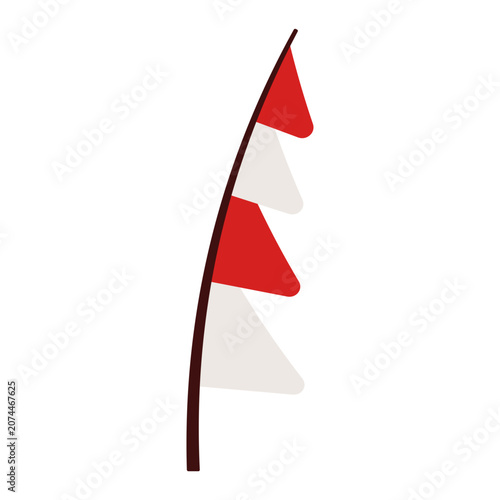 Indonesian Pennant Banner Decoration