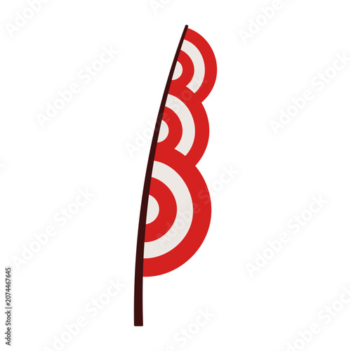 Indonesian Pennant Banner Decoration