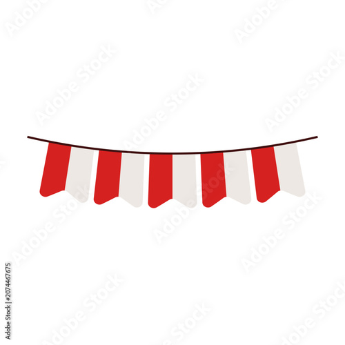Indonesian Pennant Banner Decoration