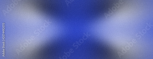 Foto Symmetrical blue abstract background with central dark cross and soft white grainy glow effects creating professional tech concept for digital presentations