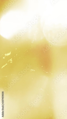 Vintage Film Light Leak Overlay with Warm Golden Glow and Dust Scratches, Retro Film Burn Transition, 4K Vertical Video