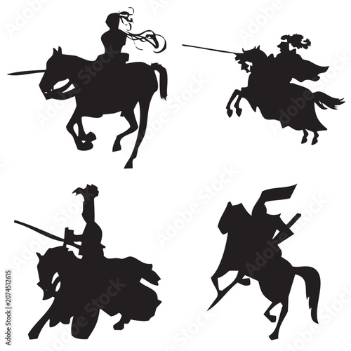 фотографія Caballeros medievales