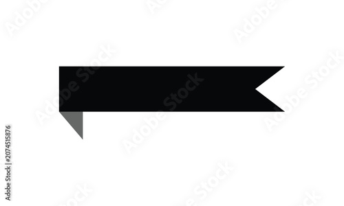 Black and white empty board vector illustration with arrow, paper, banner and ribbon elements, business direction concept, icon set design, blank sign template