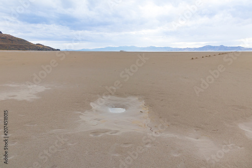 Sand beach at White Rock Bay, Utah